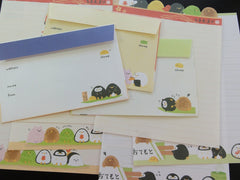 Kawaii Cute Kamio Cororin Musubi Japan Sushi Letter Sets - A