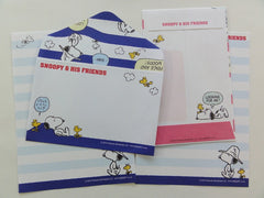 z Cute Kawaii Kamio Peanuts Snoopy Mini Letter Sets - B