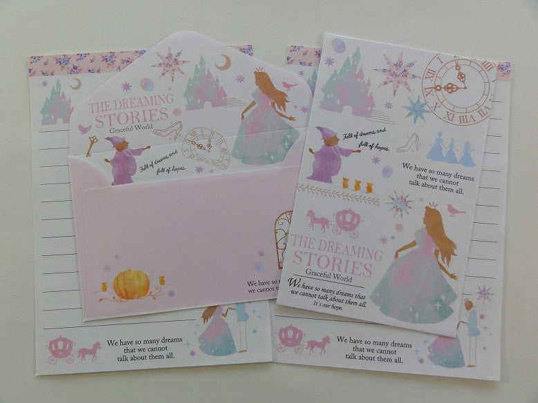 Cute Kawaii Crux Princess The Dreaming Stories Cinderella Mini Letter Sets