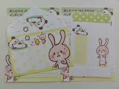 Cute Kawaii Crux Panda and Rabbit Mini Letter Sets