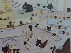 San-X Kutusita Nyanko Letter Paper + Envelope Theme Set - F