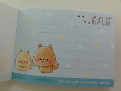 Kawaii Cute Crux Pome Shiba Puppy Dog Mini Notepad / Memo Pad