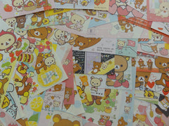 Grab Bag San-X 4 x 6 in Note Paper: 70 pcs San-X Memo RILAKKUMA Bear - Surprise Mix Stationery Writing Paper Scrapbook Journal Penpal Gift