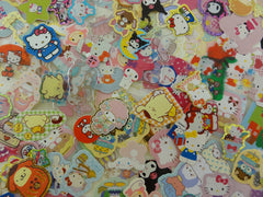 Grab Bag Stickers: 40 pcs Sanrio My Melody, Purin, Little Twin Stars, Hello Kitty, Pochacco, Keroppi, Kuromi, Tuxedosam, Cinnamoroll destash lot pre-owned