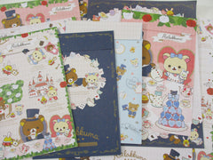 Cute Kawaii San-X Rilakkuma Alice Letter Sets - Stationery Writing Paper Envelope