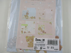 Cute Kawaii San-X Chairoikoguma Rilakkuma and Hamster Letter Set Pack - 2022 A - Stationery Writing Paper Envelope Penpal