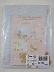 Cute Kawaii San-X Chairoikoguma Rilakkuma and Hamster Letter Set Pack - 2022 A - Stationery Writing Paper Envelope Penpal