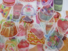 Food Drink Bubble Tea Ice Cream Bakery Fruit Cake Cupcake Pie Strawberry Flake Stickers - 32 pcs