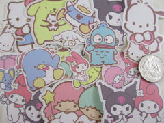 Cinnamoroll Hello Kitty My Melody Kuromi Little Twin Stars Tuxedosam Purin Pekkle Pochacco Flake Sack Stickers 2021 - 26 pcs