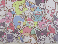 Cinnamoroll Hello Kitty My Melody Kuromi Little Twin Stars Tuxedosam Purin Pekkle Pochacco Flake Sack Stickers 2021 - 26 pcs