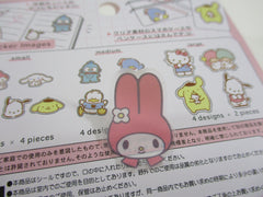 Cinnamoroll Hello Kitty My Melody Kuromi Little Twin Stars Tuxedosam Purin Pekkle Pochacco Flake Sack Stickers 2021 - 26 pcs