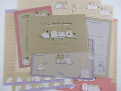 Cute Kawaii Q-Lia Bird and Hamster Letter Sets - Writing Paper Envelope Stationery