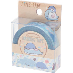 z Cute Kawaii San-X Jinbesan Whale Washi / Masking Deco Tape - A - for Scrapbooking Journal Planner Craft