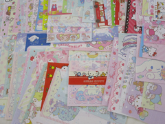 Grab Bag Sanrio Characters 70 pcs Paper Cinnamoroll Hello Kitty My Melody Little Twin Stars Cat Purin Dog Pochacco Memo Note Set Stationery Cute Kawaii