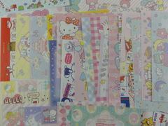 Grab Bag Sanrio Characters 70 pcs Paper Cinnamoroll Hello Kitty My Melody Little Twin Stars Cat Purin Dog Pochacco Memo Note Set Stationery Cute Kawaii
