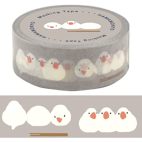 Cute Kawaii Hamamonyo Washi / Masking Deco Tape ♥ Bird for Scrapbooking Journal Planner Craft