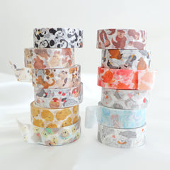Cute Kawaii World Craft Animal Washi / Masking Deco Tape - Rabbit Bunny - for Scrapbooking Journal Planner Craft Stationery Agenda Schedule