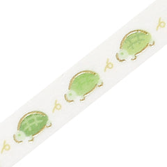Cute Kawaii BGM Thin Washi / Masking Deco Tape - Turtle Animal Pet - for Scrapbooking Journal Planner Craft Diary Notebook Gift