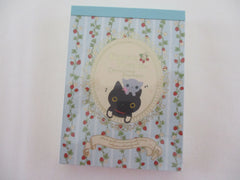 Vintage Rare VHTF - Cute Kawaii San-X Kutusita Nyanko >^•-•^< Cat Mini Notepad / Memo Pad - N - Stationery Penpal Gift