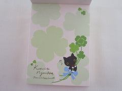 Vintage Rare VHTF - Cute Kawaii San-X Kutusita Nyanko >^•-•^< Cat Mini Notepad / Memo Pad - L - Stationery Penpal Gift