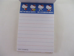Vintage Rare VHTF - Cute Kawaii Sanrio Hello Kitty ^•ﻌ•^ Mini Notepad / Memo Pad - A - Stationery Penpal Journal Diary Gift (preowned)