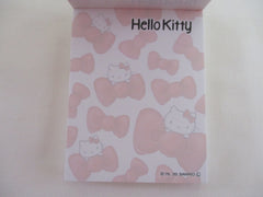 Cute Kawaii Sanrio Retro Anniversary Series - Hello Kitty C - Mini Notepad / Memo Pad - Stationery Designer Paper Collection Collectible Gift preowned