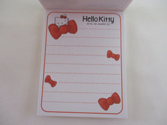 Cute Kawaii Sanrio Retro Anniversary Series - Hello Kitty C - Mini Notepad / Memo Pad - Stationery Designer Paper Collection Collectible Gift preowned
