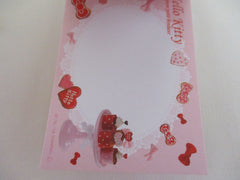 Vintage Rare VHTF - Cute Kawaii Sanrio Hello Kitty ^•ﻌ•^ Mini Notepad / Memo Pad - B - Stationery Penpal Journal Diary Gift (preowned)