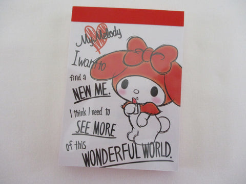 Cute Kawaii My Melody Mini Notepad / Memo Pad - A 2015 - Stationery Designer Paper Collection