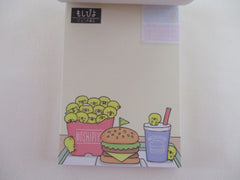 Vintage Rare Collectible - Cute Kawaii Kamio Moshipiyo Hamburger Chicks ʕ｡- ˕ -｡ʔ Mini Notepad / Memo Pad - Stationery Penpal Journal Diary Design Writing Gift