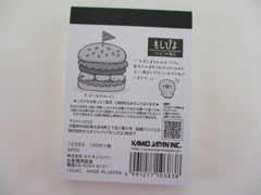 Vintage Rare Collectible - Cute Kawaii Kamio Moshipiyo Hamburger Chicks ʕ｡- ˕ -｡ʔ Mini Notepad / Memo Pad - Stationery Penpal Journal Diary Design Writing Gift