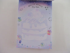 Vintage Rare Collectible - Cute Kawaii Crux Melty Space („• ֊ •„) Love Cake Mini Notepad / Memo Pad - Stationery Penpal Journal Diary Design Writing Gift