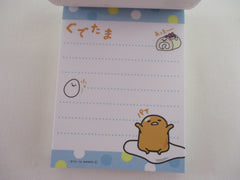 Vintage Rare VHTF - Cute Kawaii Sanrio Gudetama Mini Notepad / Memo Pad - A - Stationery Penpal Journal Diary Gift (preowned)