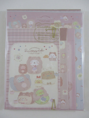 Cute Kawaii San-X Sumikko Gurashi Kuma Cafe Letter Set Pack - A 2022 - Stationery Writing Paper Envelope Penpal