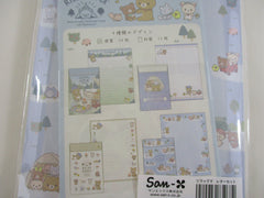 Cute Kawaii San-X Rilakkuma Advanture Outdoor Camping Letter Set Pack - 2023 B - Stationery Writing Paper Envelope Penpal
