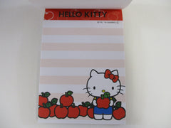Vintage Rare VHTF - Cute Kawaii Sanrio Hello Kitty ^•ﻌ•^ Mini Notepad / Memo Pad - A - Stationery Penpal Journal Diary Gift preowned