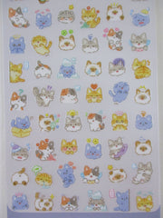 Cute Kawaii Mind Wave Mood Icon - Cat Kitty Tabby Pet Animal Sticker Sheet - for Journal Planner Craft Diary Gift Schedule Scrapbook Agenda Notebook