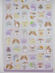 Cute Kawaii Mind Wave Mood Icon - Bunny Rabbit Easter Pet Animal Sticker Sheet - for Journal Planner Craft Diary Gift Schedule Scrapbook Agenda Notebook