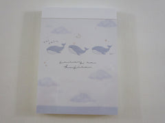 Cute Kawaii Kamio Whale Fish Ocean Sea juicy na Mini Notepad / Memo Pad - Stationery Designer Paper Collection