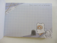 Cute Kawaii Kamio Bear Petit kuma life Mini Notepad / Memo Pad - Stationery Designer Paper Collection
