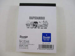 Cute Kawaii Sanrio Hapidanbui Badtz Keroppi Pochacco Pekkle Tuxedosam Good Food Foodies Mini Notepad / Memo Pad - A - Stationery Designer Paper Collection