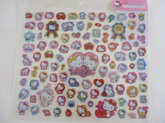 Cute Kawaii Sanrio Hello Kitty Large Sticker Sheet - Glitter - for Journal Planner Craft Agenda Diary Project Gift Laptop Phone Favorite