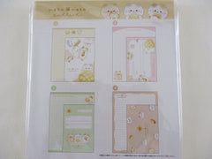 Cute Kawaii Crux Neko Neko Collect Cat Bakery Bread Animal and Food Letter Set Pack - Stationery Writing Paper Envelope Penpal Journal Gift