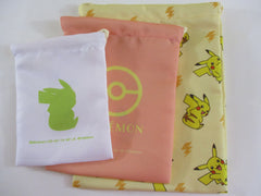 ❤︎ *ੈ✩‧₊˚ Nintendo Anime Pokemon Pikachu Pocket Monsters Drawstring Bag / Pouch