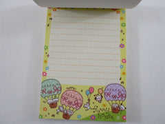 Cute Kawaii VHTF Vintage Collectible Q-Lia Animal Bear Panda Rabbit Funny House 4 x 6 Inch Notepad / Memo Pad - Stationery Designer Paper Collection