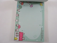 Cute Kawaii VHTF Vintage Collectible Q-Lia Animal Bear Panda Rabbit Funny House 4 x 6 Inch Notepad / Memo Pad - Stationery Designer Paper Collection