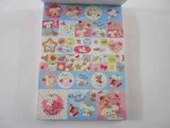 Cute Kawaii Rare VHTF Vintage San-X Berry Puppy 4 x 6 Inch Notepad / Memo Pad - A - Stationery Designer Paper Collection