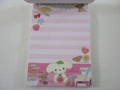 Cute Kawaii Rare VHTF Vintage San-X Berry Puppy 4 x 6 Inch Notepad / Memo Pad - A - Stationery Designer Paper Collection
