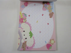 Cute Kawaii Rare VHTF Vintage San-X Berry Puppy 4 x 6 Inch Notepad / Memo Pad - A - Stationery Designer Paper Collection
