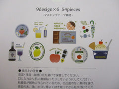 Cute Kawaii Papier Platz Flake Stickers Sack - Fruit Sweet Small things - for Journal Agenda Planner Scrapbooking Craft